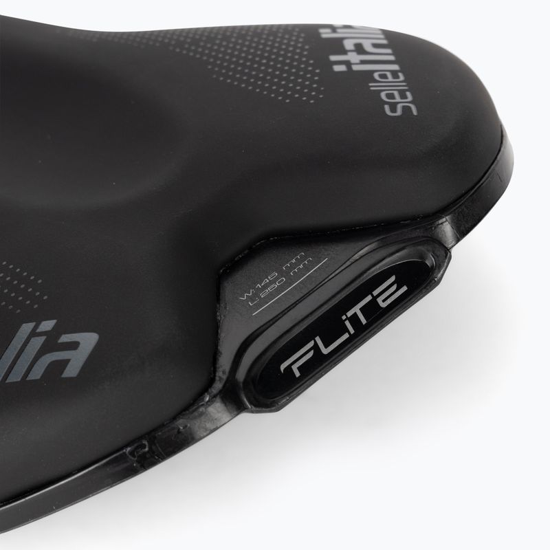 Selle Italia Flite Boost Tm Manganese Rail Soft-Tek dviratininko balnelis juodas SIT-017A320MHC001 5