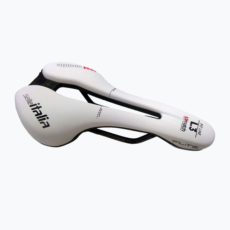 Dviračio balnelis Selle Italia Flite Boost Superflow Tm Maganese Rail, Soft-Trek white