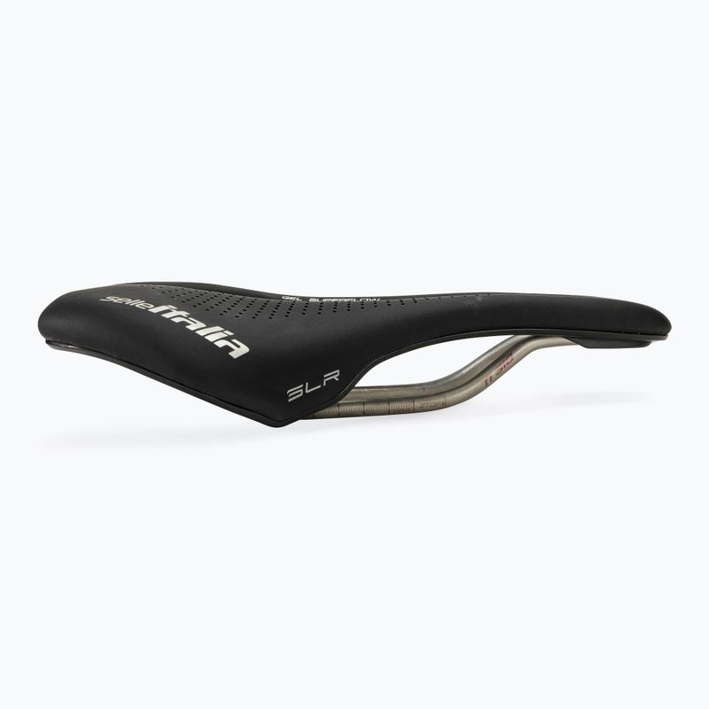 Dviračio balnelis Selle Italia Max SLR Boost Gel Superflow, TI 316 Rail, Fibra-Trek, Light Gel black 2