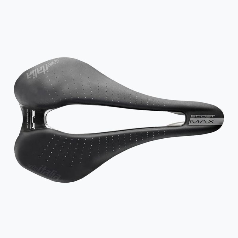 Dviračio balnelis Selle Italia Max SLR Boost Gel Superflow, TI 316 Rail, Fibra-Trek, Light Gel black 7