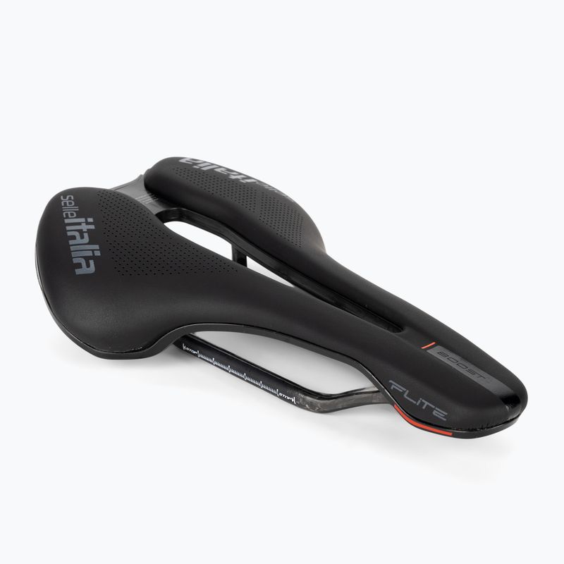 Selle Italia Flite Boost Kit Carbonio Superflow Carbon Rail+10Mm Fibra-Tek dviračio balnelis juodas SIT-017A920ICA011