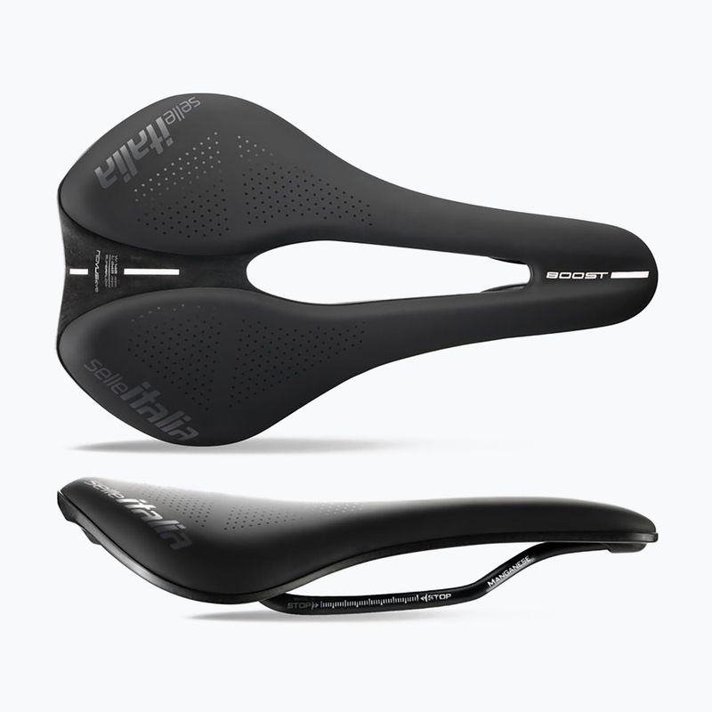 Selle Italia Novus Evo Boost TM Superflow dviračių balnelis juodas SIT-080A920MHC001 6