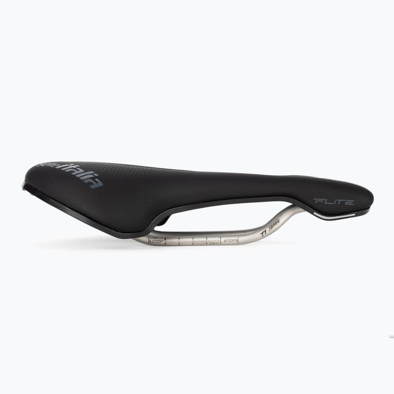 Selle Italia Flite Boost Endurance Superflow Ti 316 Rail Fibra-Tek dviračio balnelis juodas SIT-017A920IKC007 2