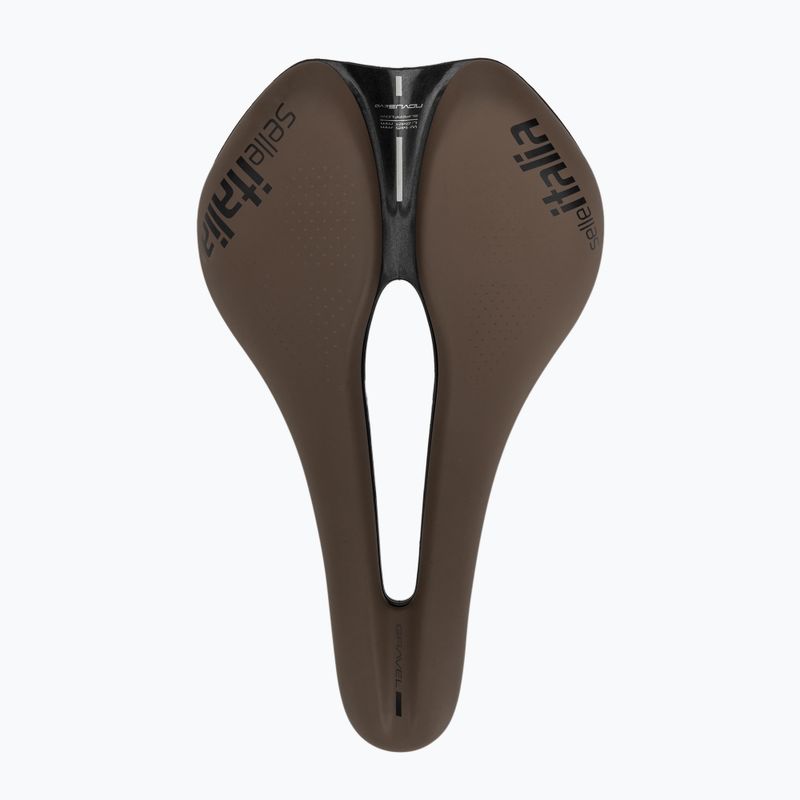 Dviračio balnelis Selle Italia Novus Boost Evo Gravel TM, Superflow, Manganese Rail, Soft-Trek brown 3