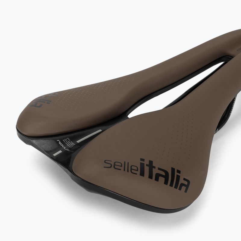 Dviračio balnelis Selle Italia Novus Boost Evo Gravel TM, Superflow, Manganese Rail, Soft-Trek brown 5