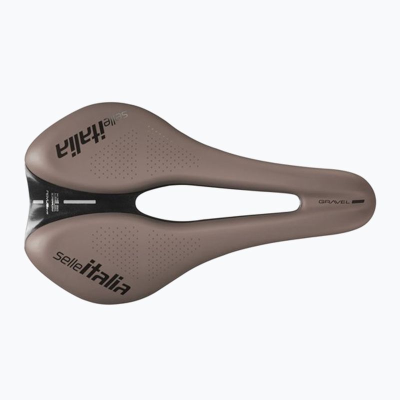 Dviračio balnelis Selle Italia Novus Boost Evo Gravel TM, Superflow, Manganese Rail, Soft-Trek brown 3