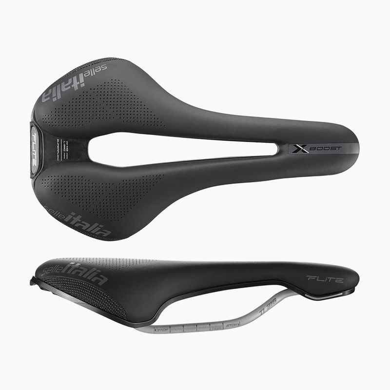 Dviračio balnelis Selle Italia Flite Boost X-Cross Superflow, Fibra-Tek, Light Gel black 2