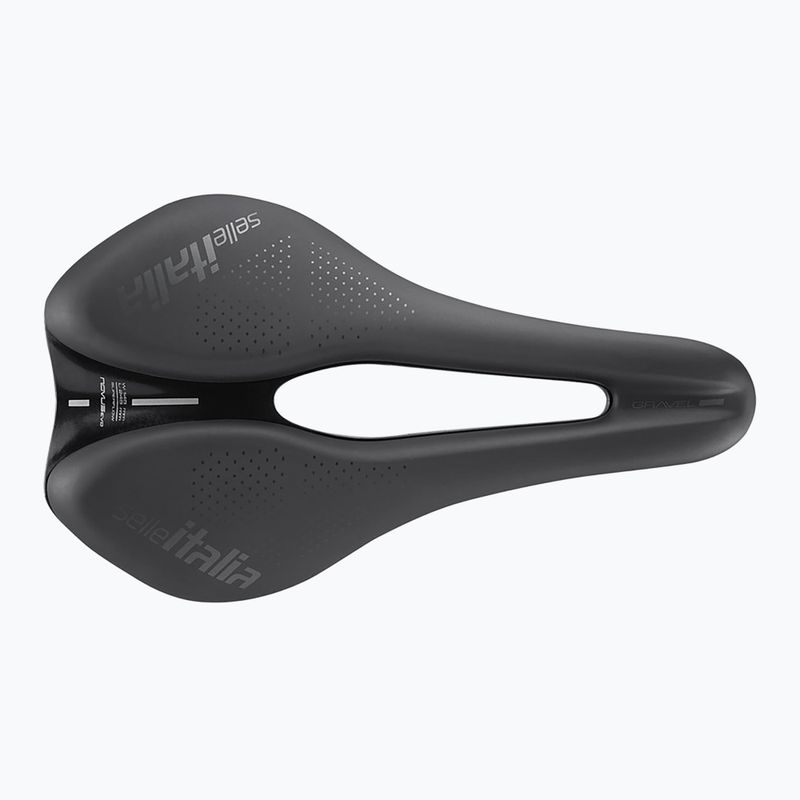 Dviračio balnelis Selle Italia Novus Boost Evo Gravel TM Superflow, Manganese Rail, Soft-Trek black 2