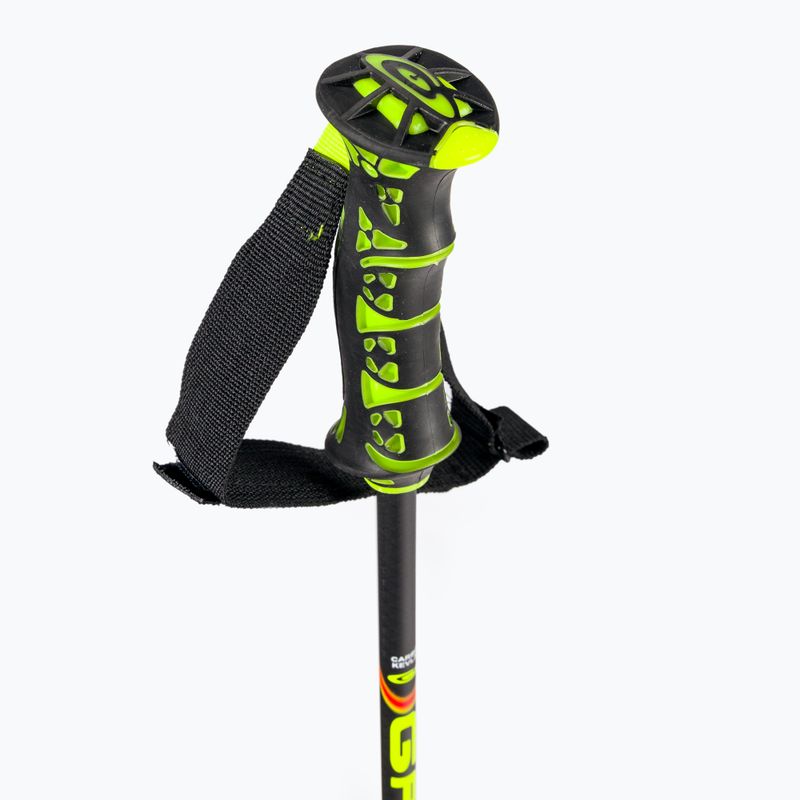 GABEL GS Carbon geltonai-juodos spalvos slidinėjimo lazdos 7009181021150 2
