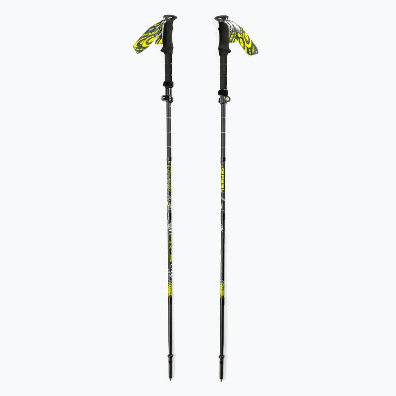 GABEL FR-5 FL LITE XTS trekingo lazdos juodos spalvos 7008391700000