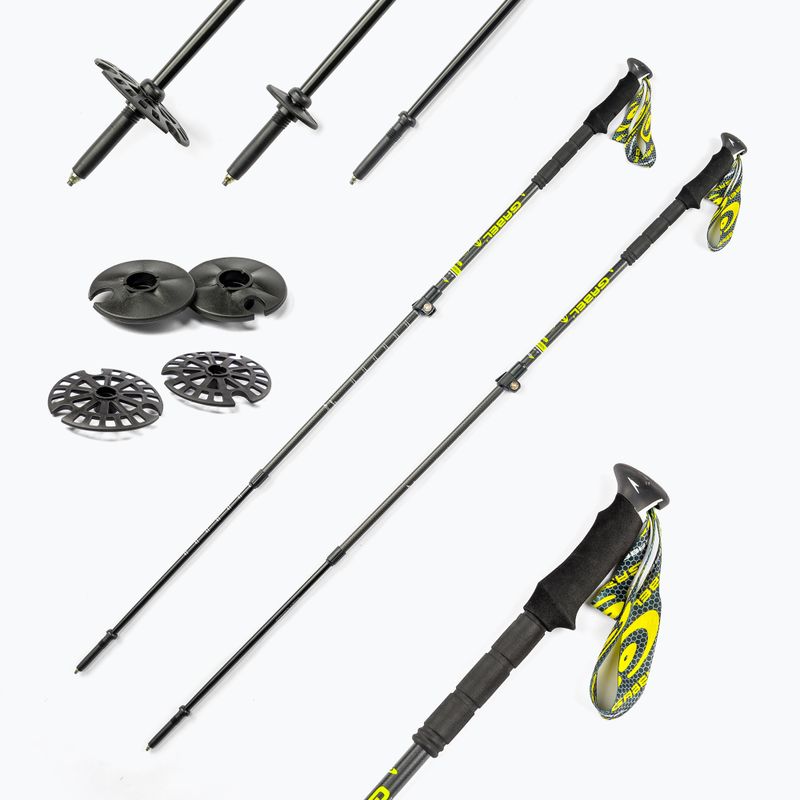 GABEL Escape Carbon XT TOUR AI trekingo lazdos juodos spalvos 7008451900000 6