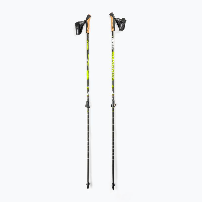Šiaurietiško ėjimo lazdos GABEL Carbon XT 2S F.L juoda 7008351490000