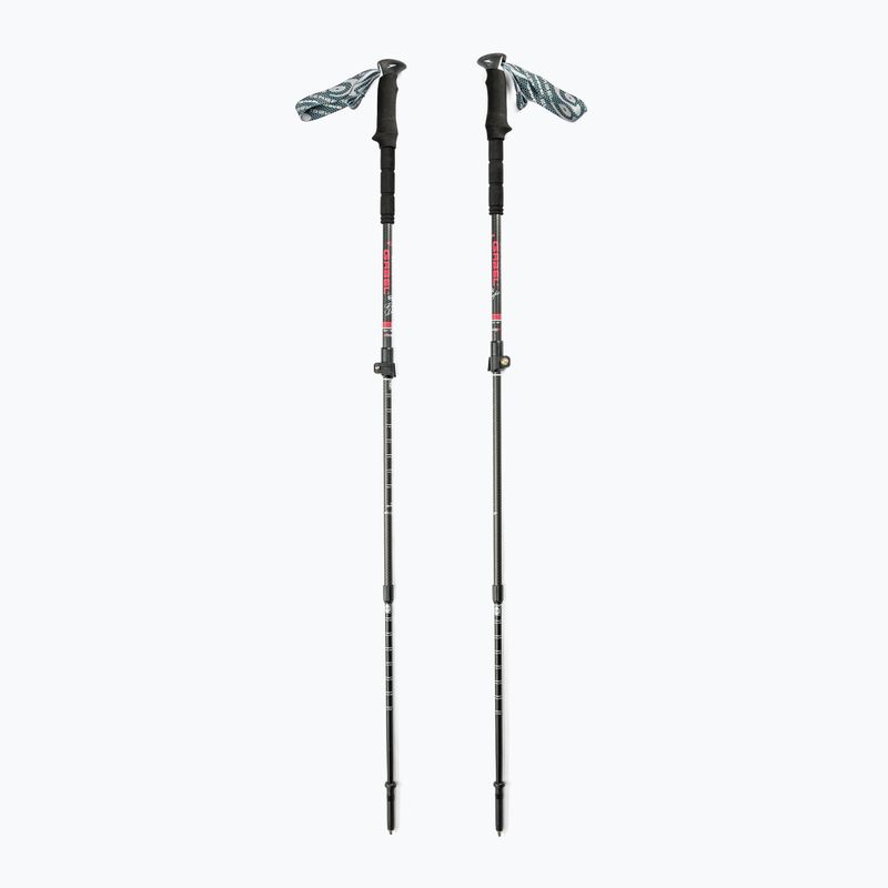 GABEL Escape Carbon Tour Lite AI trekingo lazdos juodos spalvos 7008472300000