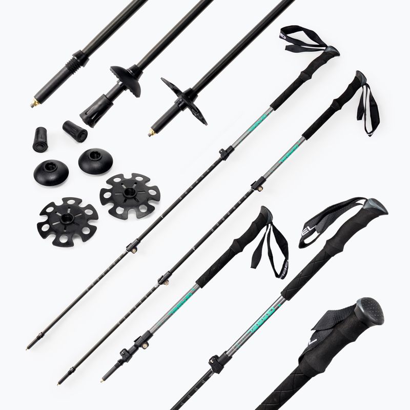 GABEL Vertigo Lite Tour FL trekingo lazdos juodos spalvos 7008413710000 7