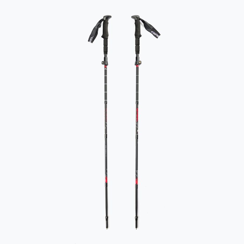 GABEL FR-3 EF trekingo lazdos juodos spalvos 7008391920000