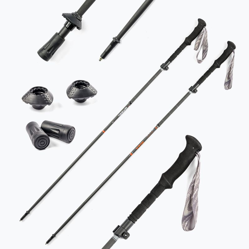 GABEL IBEX XTL trekingo lazdos juodos spalvos 700840010 6