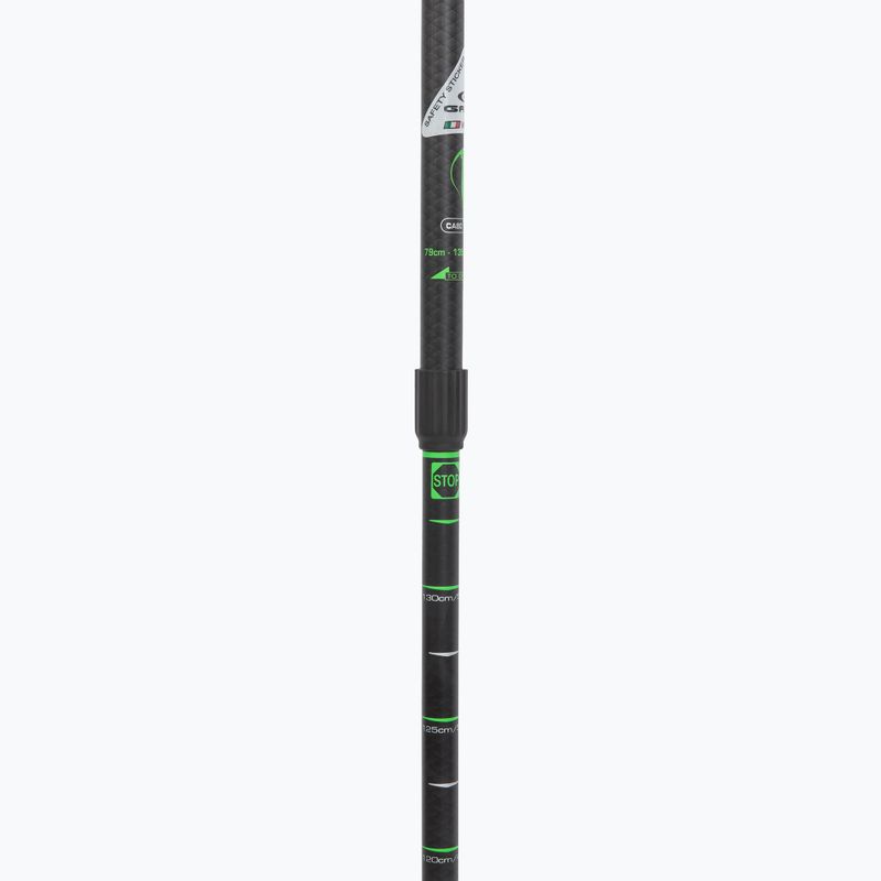Šiaurietiško ėjimo lazdos GABEL Carbon XT 2S 80 F.L. black/lime 4