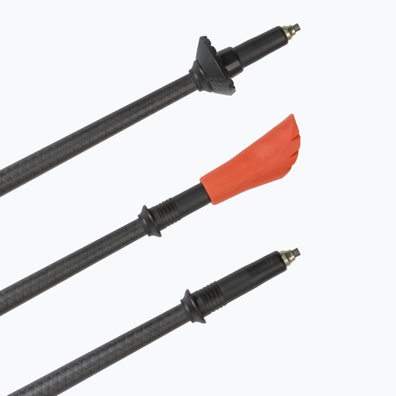 Šiaurietiško ėjimo lazdos GABEL Carbon XT 2S 80 F.L. black/lime 6