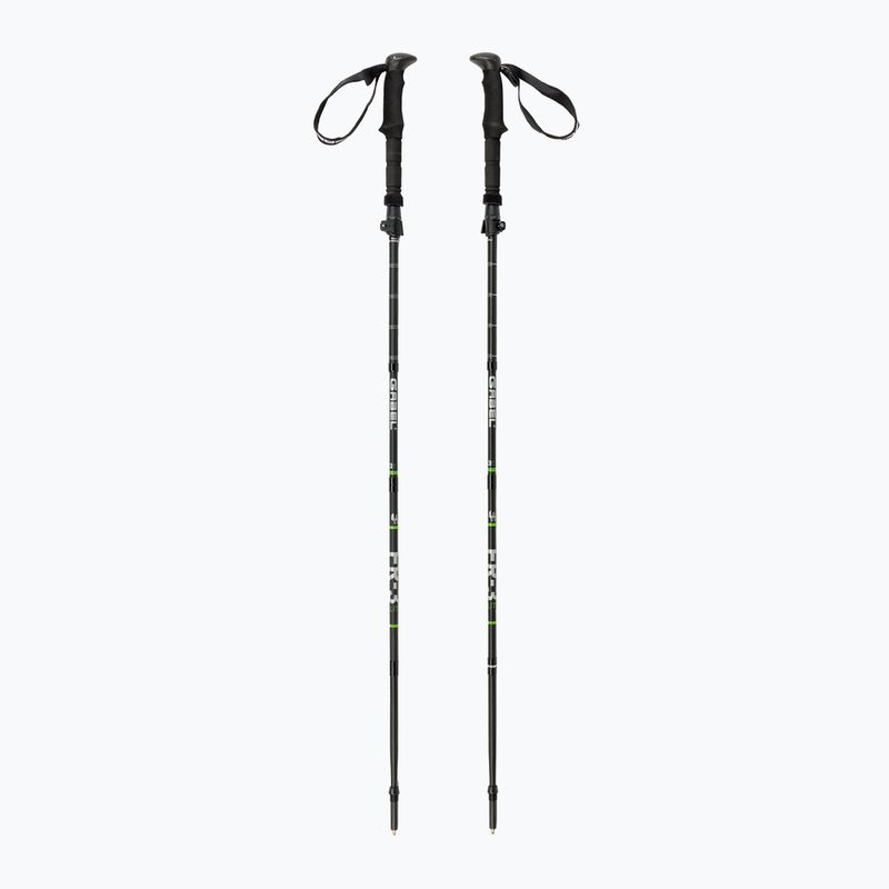 GABEL FR-3 FL Lite XTR trekingo lazdos juodai pilkos spalvos 7009391920000