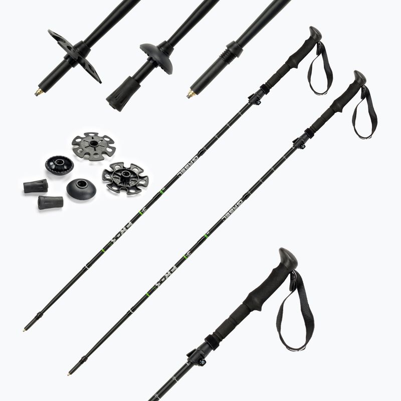GABEL FR-3 FL Lite XTR trekingo lazdos juodai pilkos spalvos 7009391920000 5