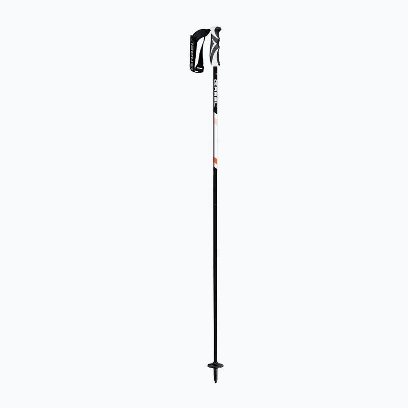 GABEL Carbon Cross slidinėjimo lazdos juoda/balta matinė 4