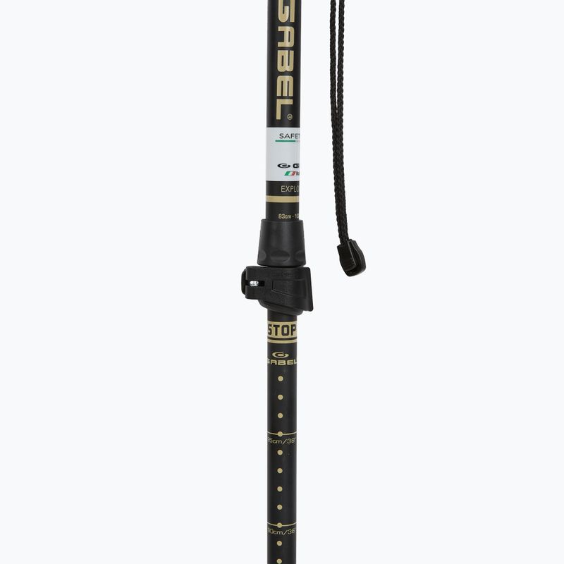 Žygio lazda GABEL Wired F.L. XTL juoda 4