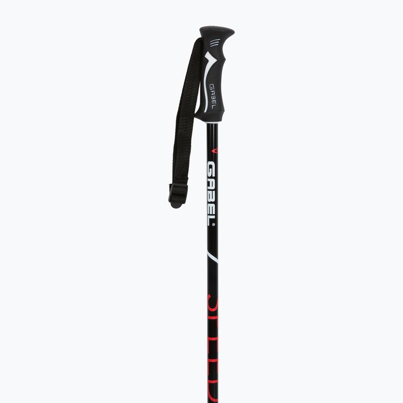Slidinėjimo lazdos GABEL Speed black/red 2