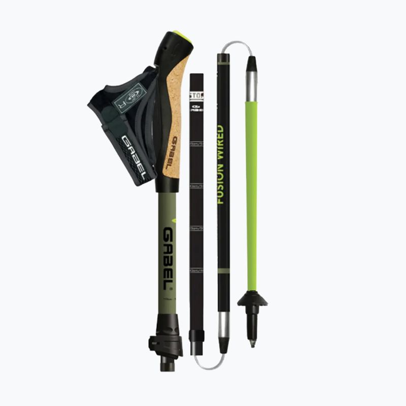 Šiaurietiško ėjimo lazdos GABEL WRD Wired black 3