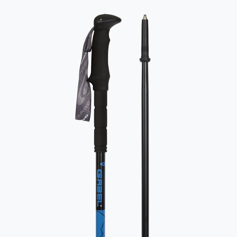 Žygio lazdos lazdos GABEL Mont Blanc Tour blue 3