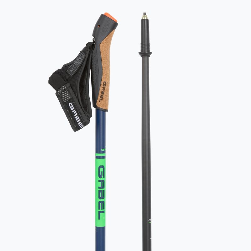Šiaurietiško ėjimo lazdos GABEL Strech Carbon lime 3