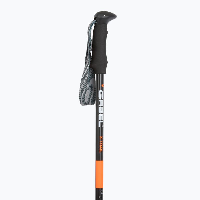 Šiaurietiško ėjimo lazdos GABEL X-Trail orange 2