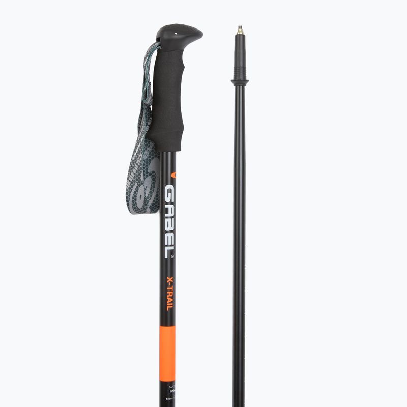 Šiaurietiško ėjimo lazdos GABEL X-Trail orange 3