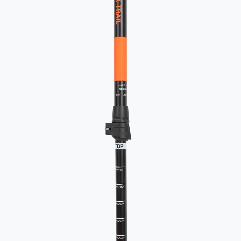 Šiaurietiško ėjimo lazdos GABEL X-Trail orange 4