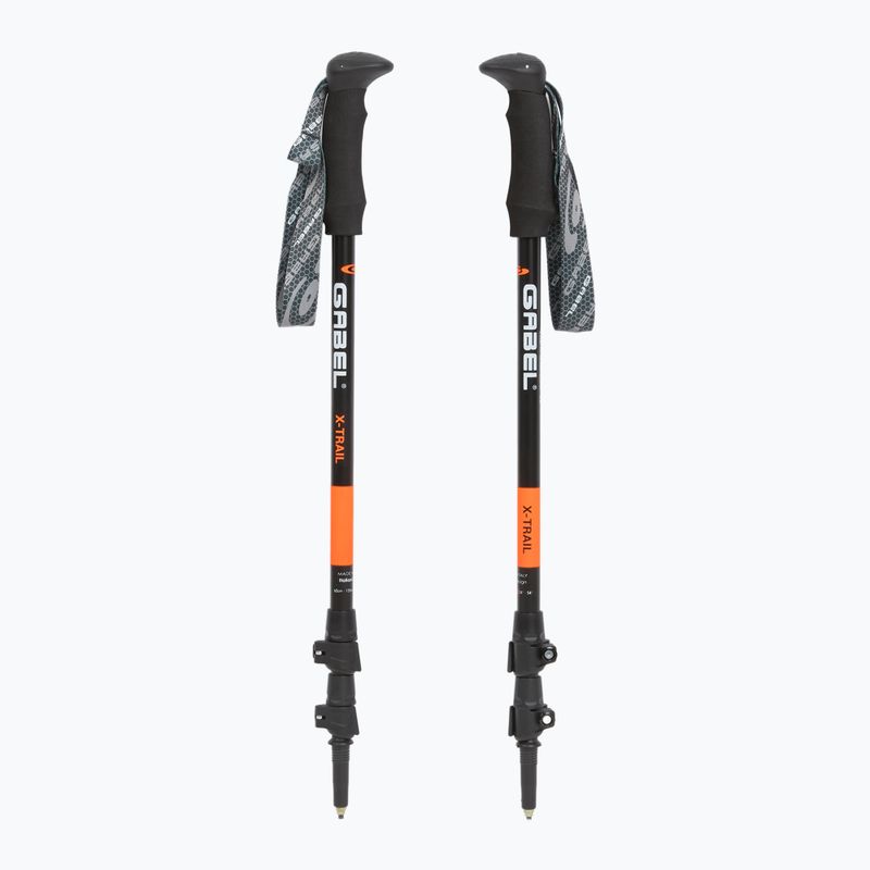 Šiaurietiško ėjimo lazdos GABEL X-Trail orange 5
