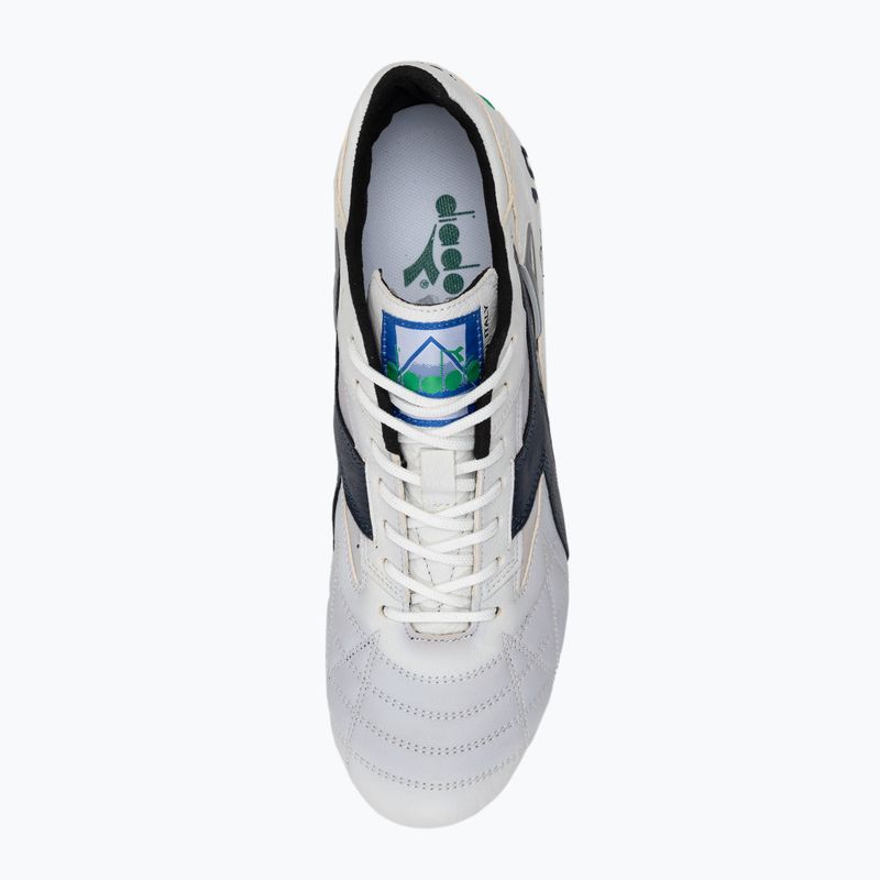 Vyriški futbolo bateliai Diadora Match Winner RB Italy OG MDPU baltos ir mėlynos spalvos DD-101.172359-C1494 6
