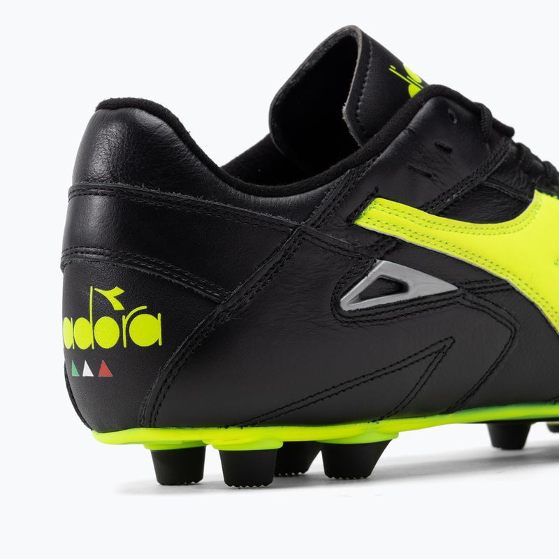 Vyriški futbolo bateliai Diadora Match Winner RB Italy LT MDPU black-green DD-101.172363-C0004 9
