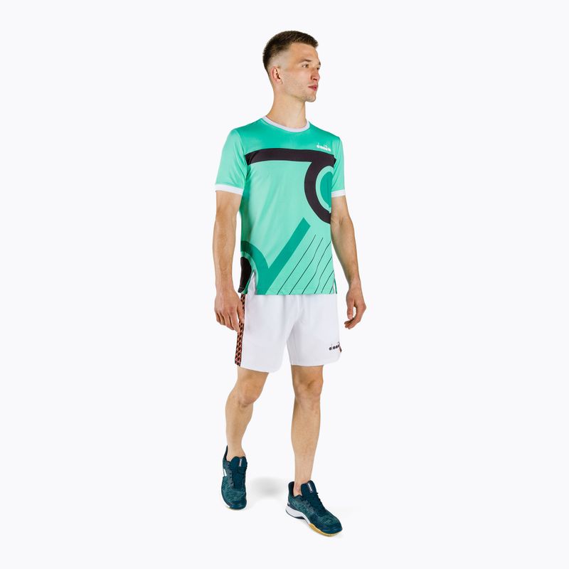 Vyriški teniso marškinėliai Diadora Clay green 102.174120 2