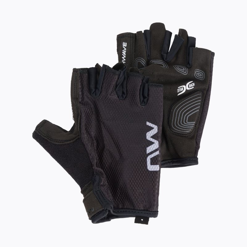 Moteriškos dviratininkų pirštinės Northwave Active Short Finger 10 black C89202326