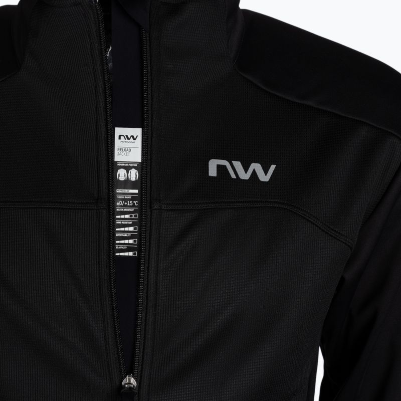 Northwave Reload SP vyriška dviračių striukė juoda 89201315 3