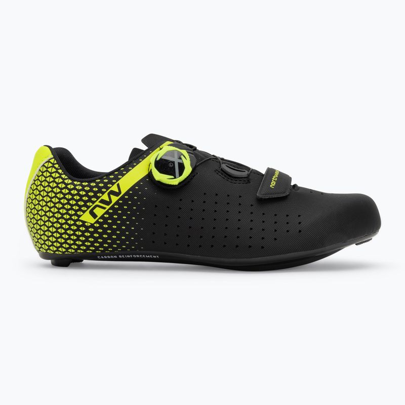 Vyriški plento batai Northwave Core Plus 2 black/yellow fluo 2