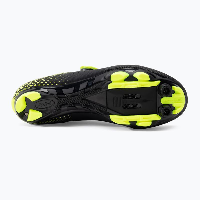 Vyriški MTB dviračių batai Northwave Origin Plus 2 black/yellow 80212005 4