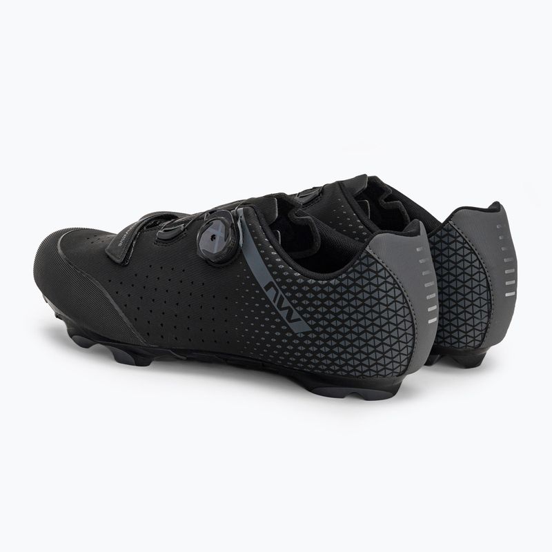 Vyriški MTB dviračių batai Northwave Origin Plus 2 black/grey 80212005 3