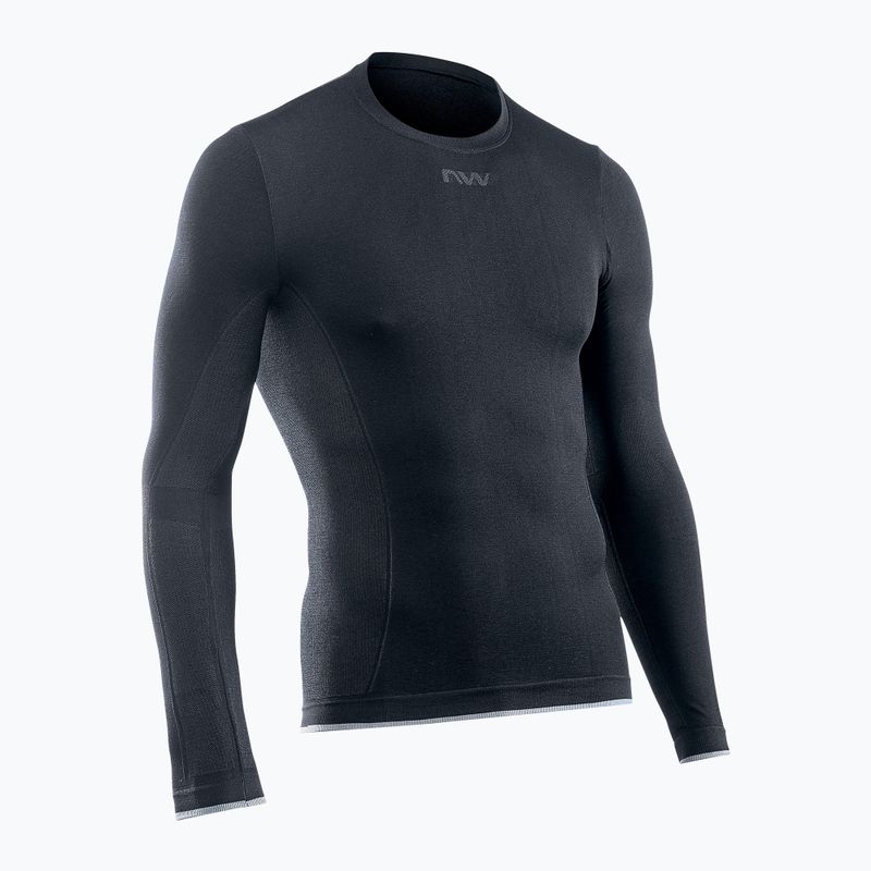 Vyriški Northwave Surface Baselayer LS dviratininkų marškinėliai juodi