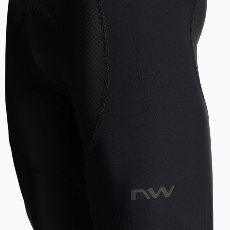 Vyriški Northwave Fast Bibshort dviračių šortai juodi 89211011 3