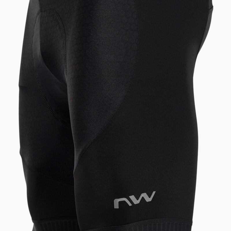Vyriški Northwave Active Bibshort-Gel 10 dviračių šortai juodi 89211013 3