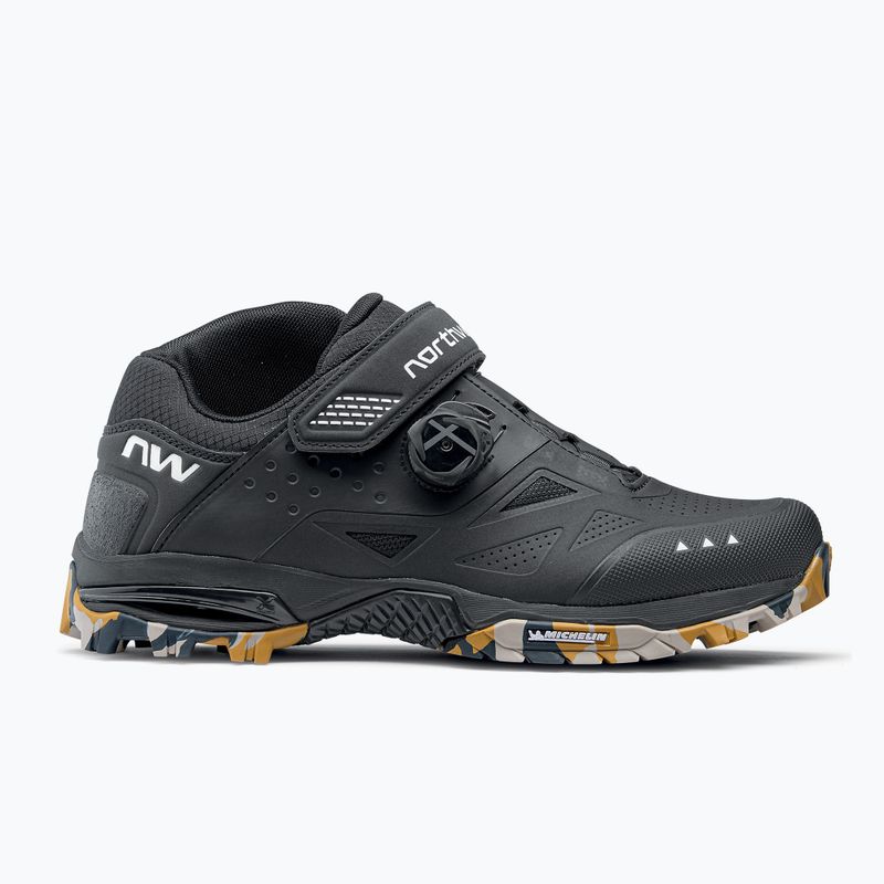 Vyriški MTB dviračių batai Northwave Enduro Mid 2 black/camo 8
