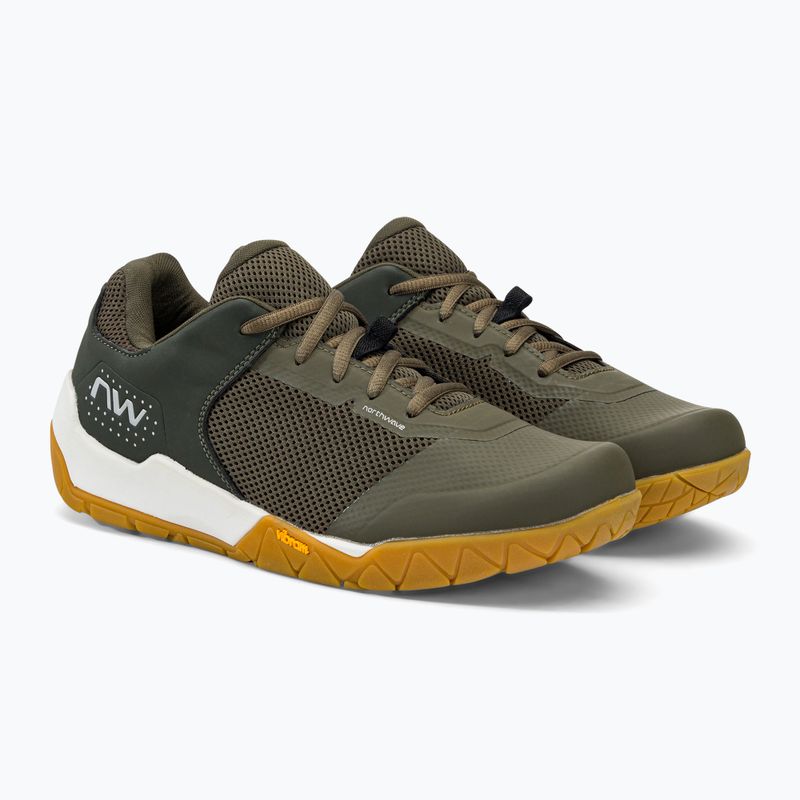 Northwave vyriški platforminiai dviračių bateliai Multicross green 80223014 4