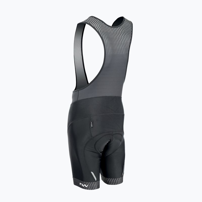 Northwave Origin Bibshort vyriški dviračių šortai black/grey 89221020 5
