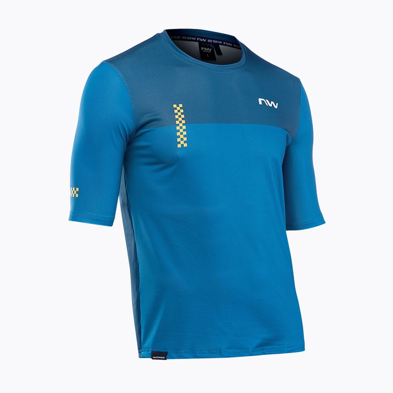Vyriški dviratininkų marškinėliai Northwave Xtrail 2 blue 89221049