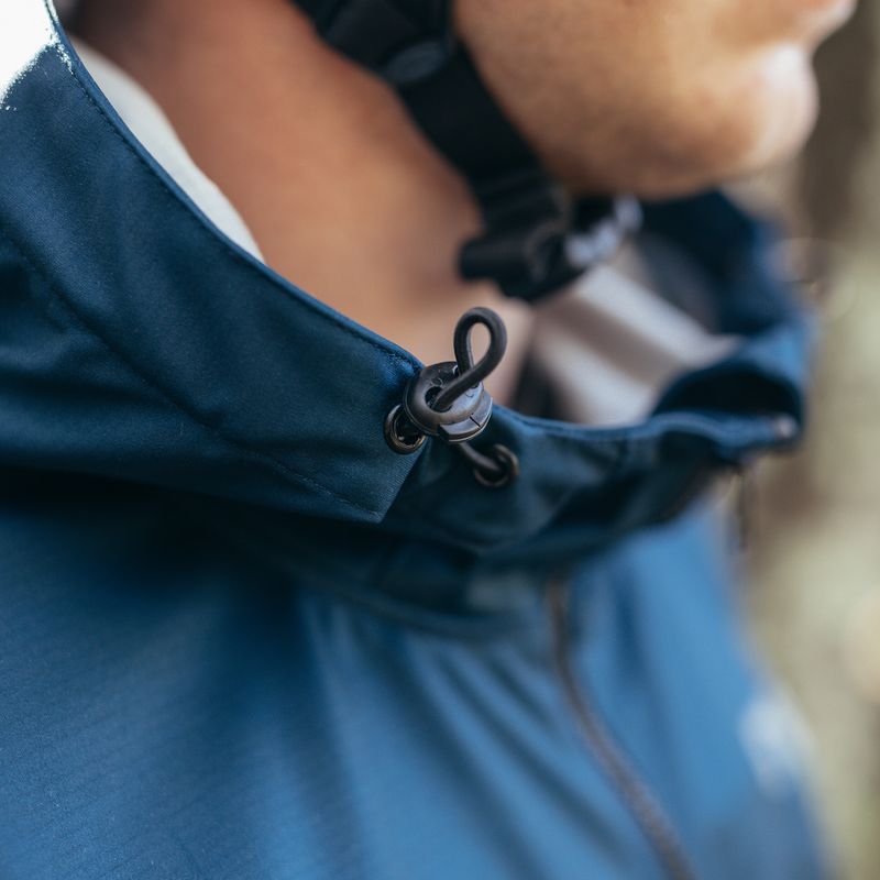 Vyriška dviračių striukė Northwave Easy Out Softshell deep blue/forest green 11